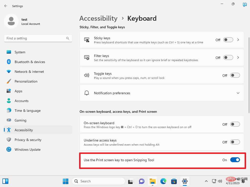 Windows 11s print key may soon have a different function