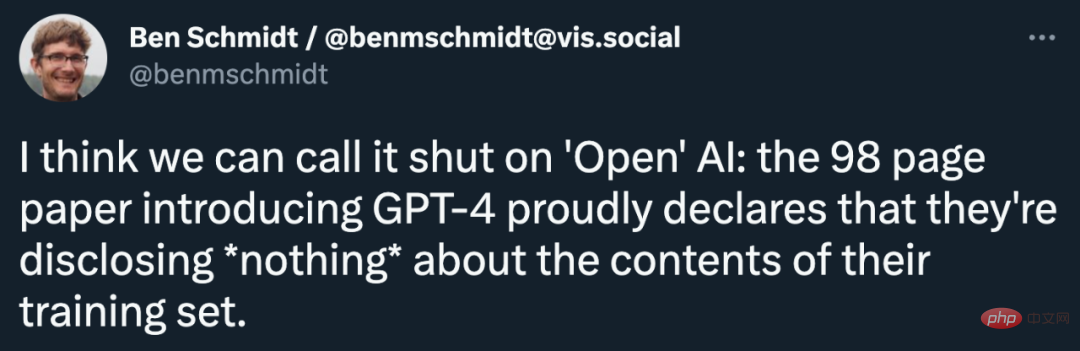 The confidentiality of GPT-4 technical details caused controversy, and OpenAI’s chief scientist responded