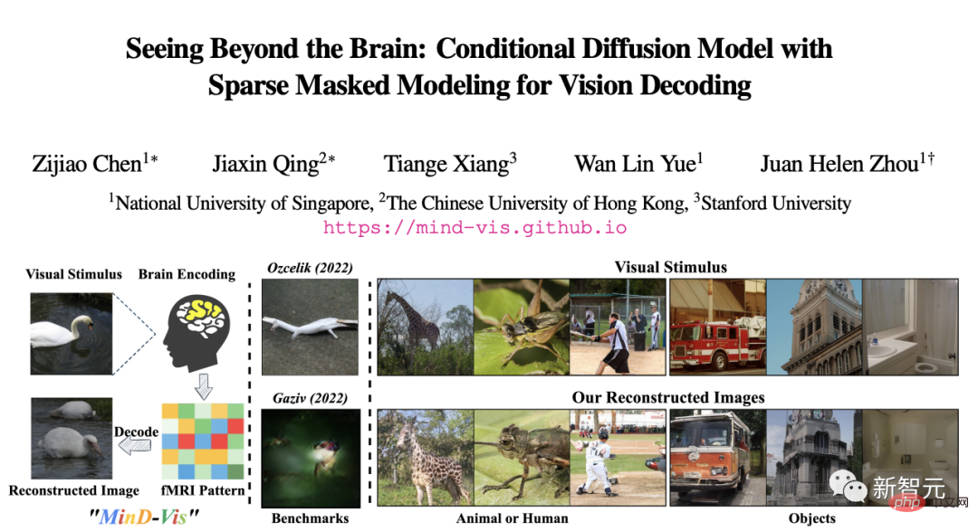 Le cerveau de lecture de lIA explose ! Scannez les images cérébrales et la diffusion stable reproduit les images de manière réaliste