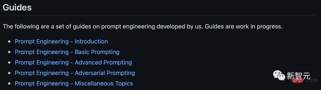 ChatGPT is very popular, and the most comprehensive prompt engineering guide is on the GitHub hot list, with 4.7k stars!