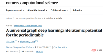 Common to the entire periodic table of elements, AI instantly predicts material structure and properties Common to the entire periodic table of elements, AI instantly predicts material structure and properties
