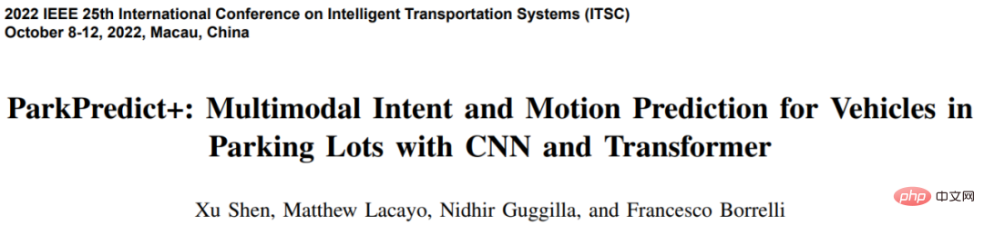 Berkeley open sourced the first high-definition data set and prediction model in parking scenarios, supporting target recognition and trajectory prediction.