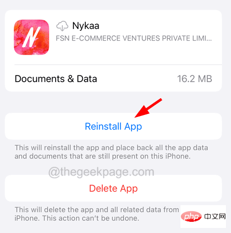 Diese App wird nicht mehr mit Ihnen auf dem iPhone geteilt [Fix]