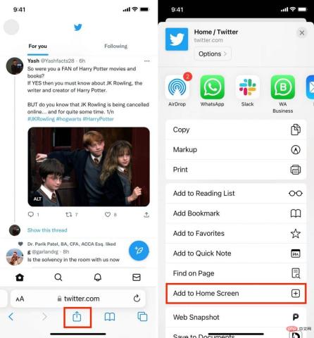 在 iPhone 和 iPad 上使用 Web 应用程序的指南