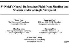 利用多光照信息的单视角NeRF算法S^3-NeRF，可恢复场景几何与材质信息