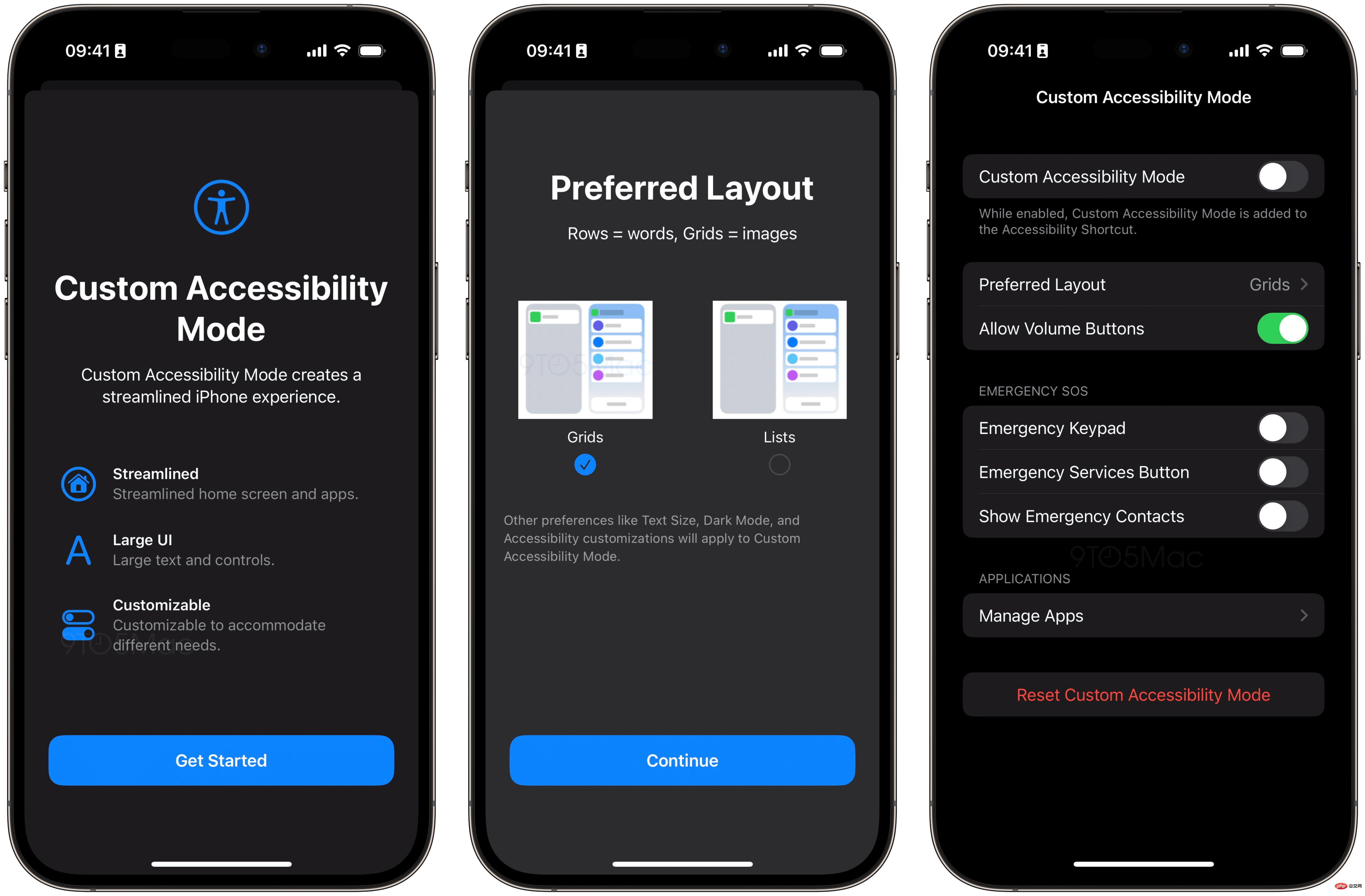 iOS 16.2 führt den „benutzerdefinierten Barrierefreiheitsmodus“ ein und bietet ein optimiertes Erlebnis für iPhone und iPad