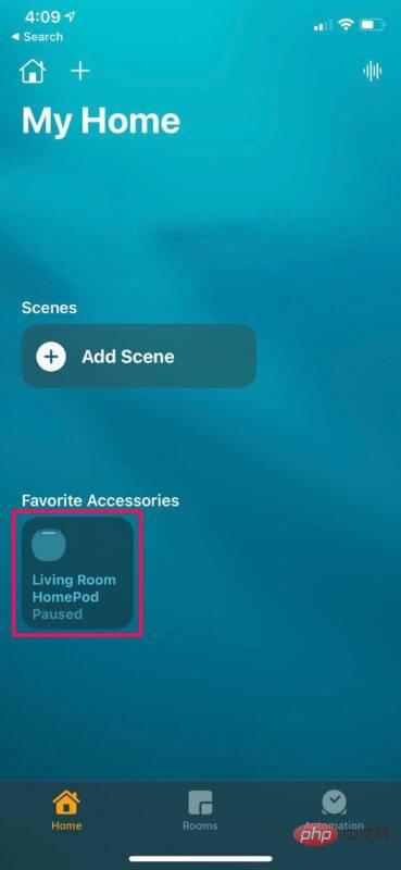 Bagaimana untuk menambah automasi baharu pada HomePod