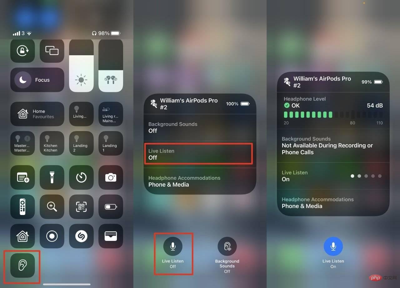 Cara menggunakan Dengar Langsung dengan AirPods dalam iOS 15 dan pantau segala-galanya di sekeliling iPhone anda