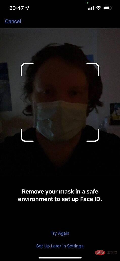 So richten Sie Face ID mit einer Maske ein