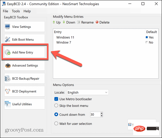 So beheben Sie, dass die Dual-Boot-Option in Windows nicht angezeigt wird