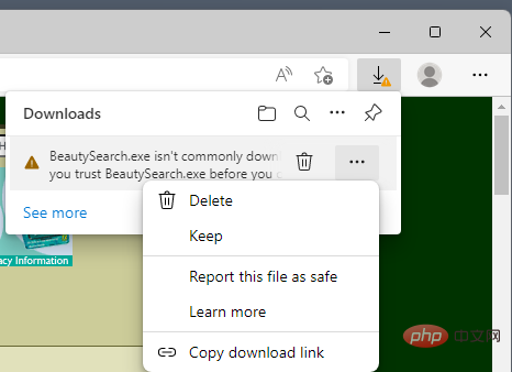 So gehen Sie mit der Warnung „seltene Downloads“ von Microsoft Edge um