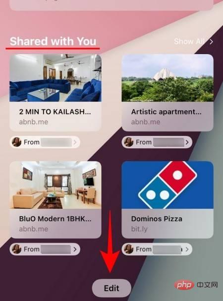 Cara untuk mematikan atau mengalih keluar Dikongsi dengan anda dalam Safari pada iOS 15