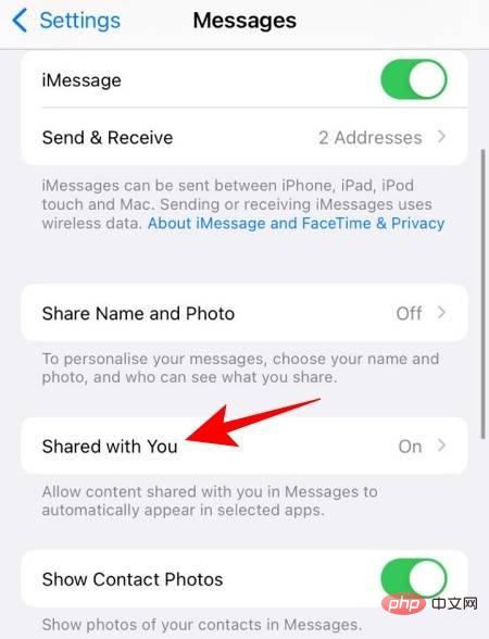 Cara untuk mematikan atau mengalih keluar Dikongsi dengan anda dalam Safari pada iOS 15