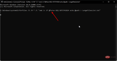 find-large-file-command-prompt
