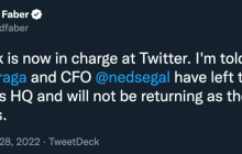 尘埃落定:马斯克440亿美元入主推特,原CEO、CFO已被开