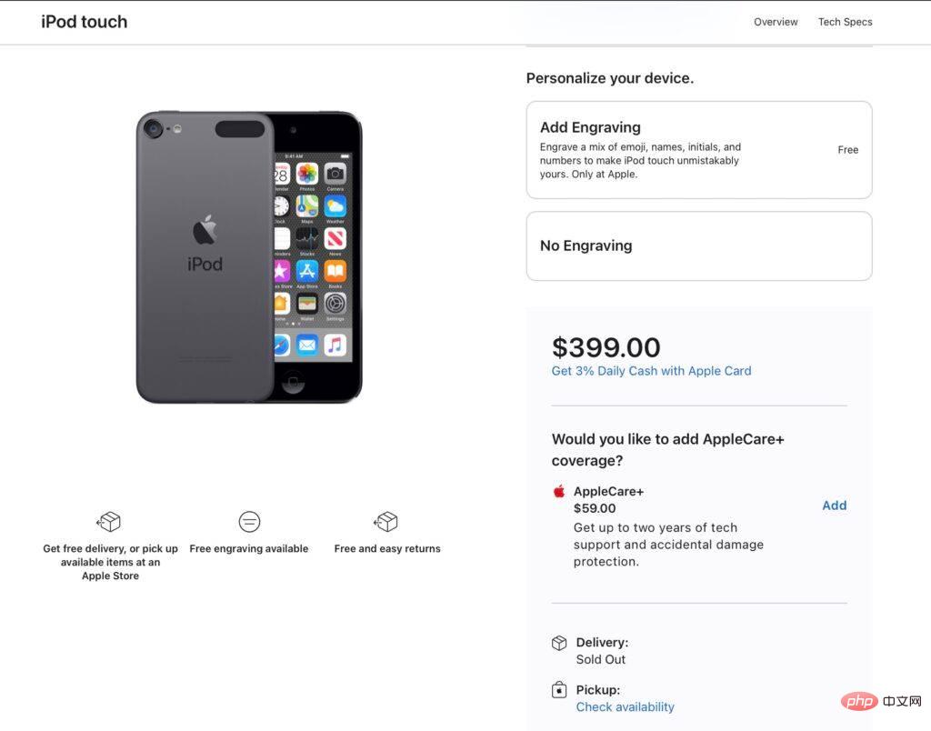 Apple fans are snapping up iPod Touch, all models sold out in the US