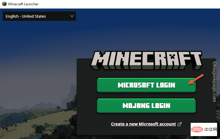 Minecraft login does not work, a problem occurred during the login process to fix