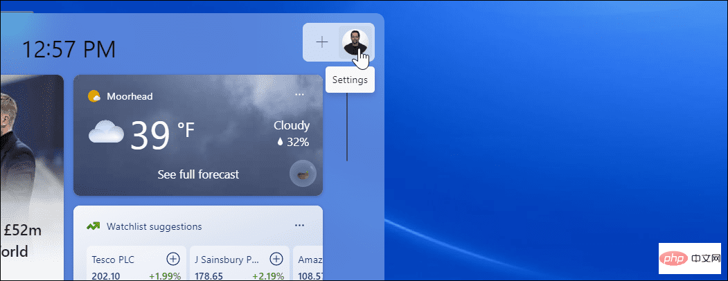 Comment changer la langue du widget Windows 11