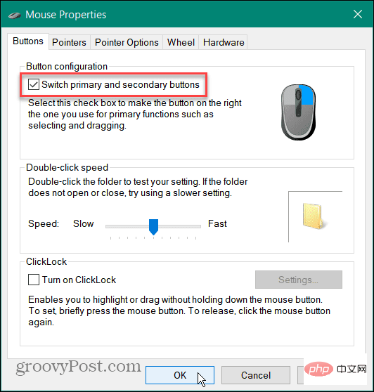 How to make your mouse left-handed in Windows 11 and 10