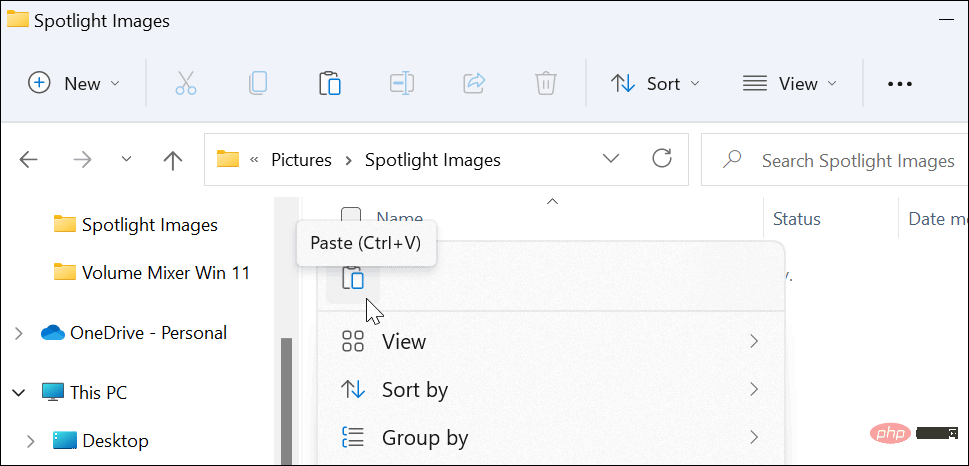 5-paste-images-Picture-folder