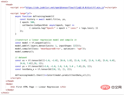 TensorFlow.js can handle machine learning on the browser!