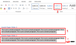 How to convert Microsoft Word files to PowerPoint slides