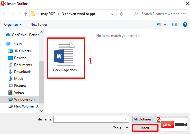 How to convert Microsoft Word files to PowerPoint slides