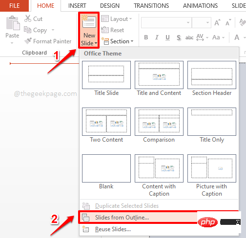 How to convert Microsoft Word files to PowerPoint slides