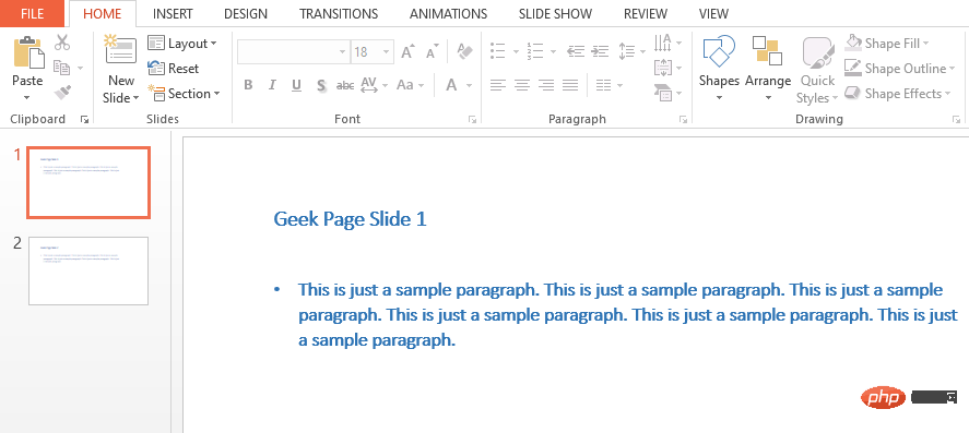 How to convert Microsoft Word files to PowerPoint slides