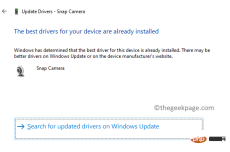 修正: Snap Camera アプリのバグで、Google Meet および Zoom ミーティングでカメラ入力が利用できない