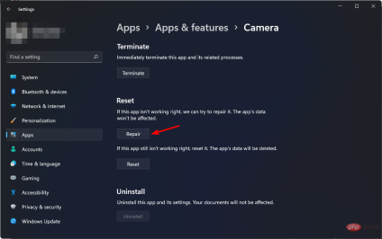 Repair-camera-app