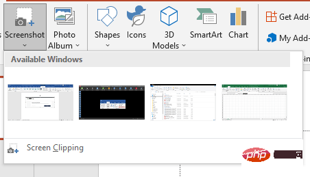 Fügen Sie Screenshots oder Bildschirmausschnitte in MS Word, PowerPint und Excel ein