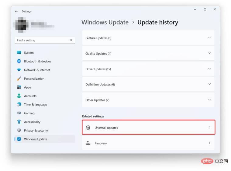 Heres how to uninstall Windows 11 updates