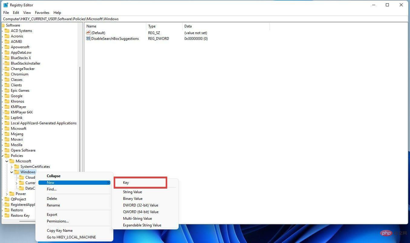 Comment désactiver la recherche sur Windows 11