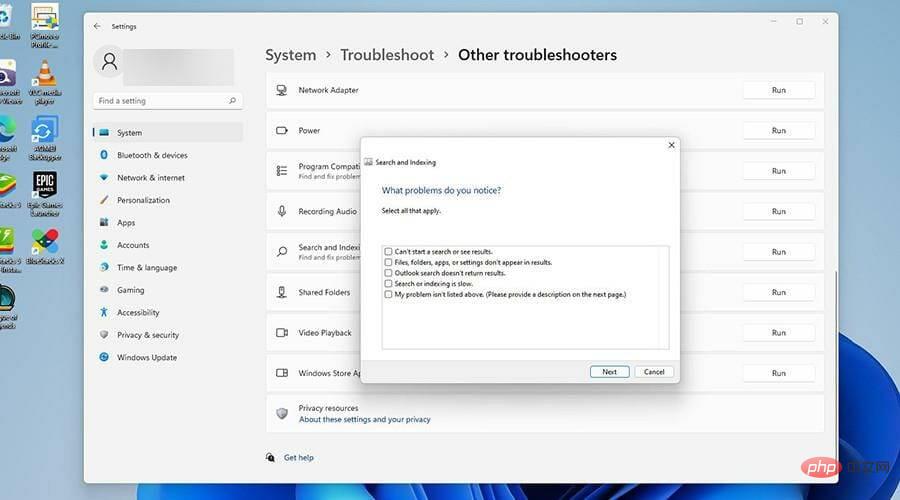 Comment désactiver la recherche sur Windows 11