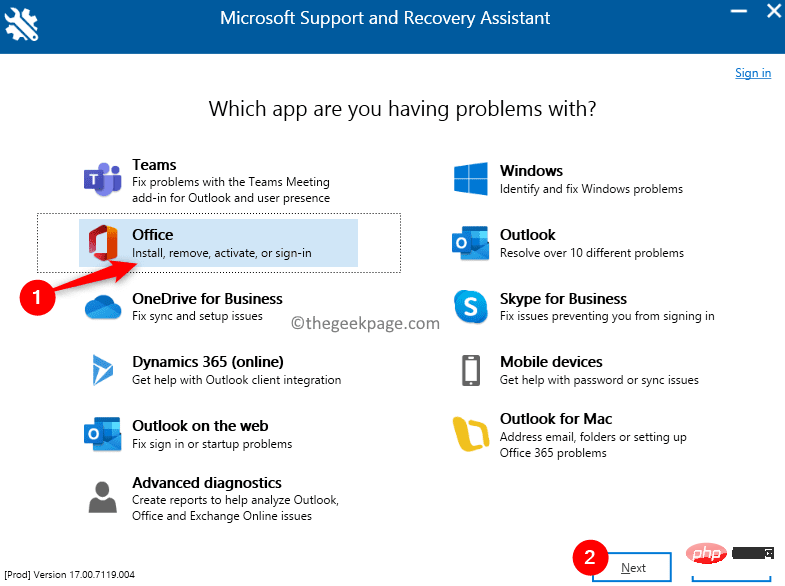 Bagaimana untuk membetulkan Microsoft Office 365 tersekat pada Ready