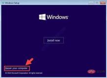 How to start or repair a Windows computer using installation media