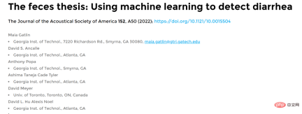 Can you tell if you have diarrhea by listening to the sound of defecation? After listening to 350 toilet sounds, this AI recognition accuracy reached 98% Can you tell if you have diarrhea by listening to the sound of defecation? After listening to 350 toilet sounds, this AI recognition accuracy reached 98%