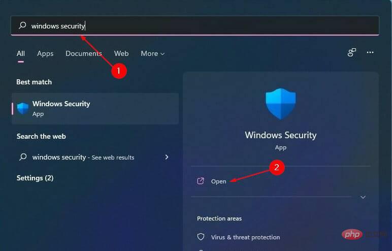 search-Windows-Security