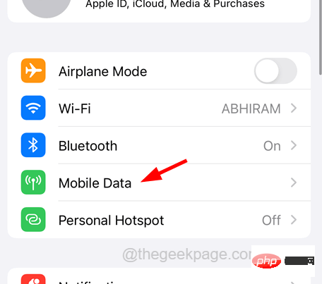 Sesetengah apl tidak berfungsi pada wifi tetapi bukan data mudah alih dalam iPhone [Diselesaikan]