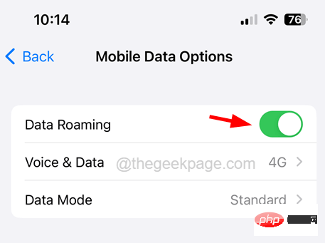 Sesetengah apl tidak berfungsi pada wifi tetapi bukan data mudah alih dalam iPhone [Diselesaikan]