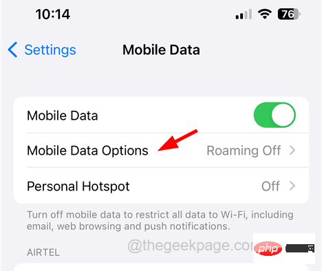 Sesetengah apl tidak berfungsi pada wifi tetapi bukan data mudah alih dalam iPhone [Diselesaikan]