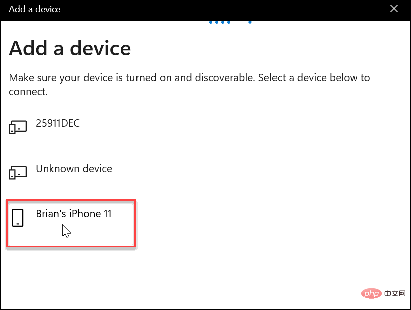 5-select-bluetooth-iphone-use-dynamic-lock-on-windows-11