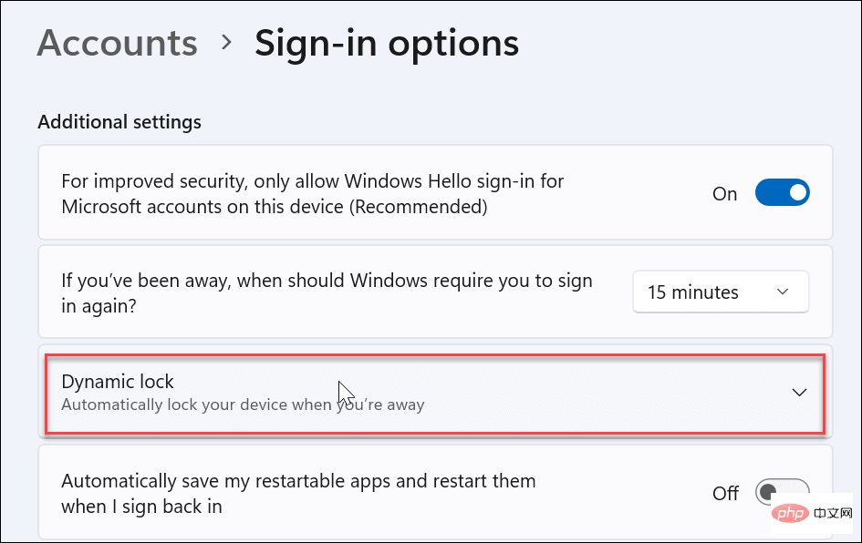 8-dynamic-lock-option-settings