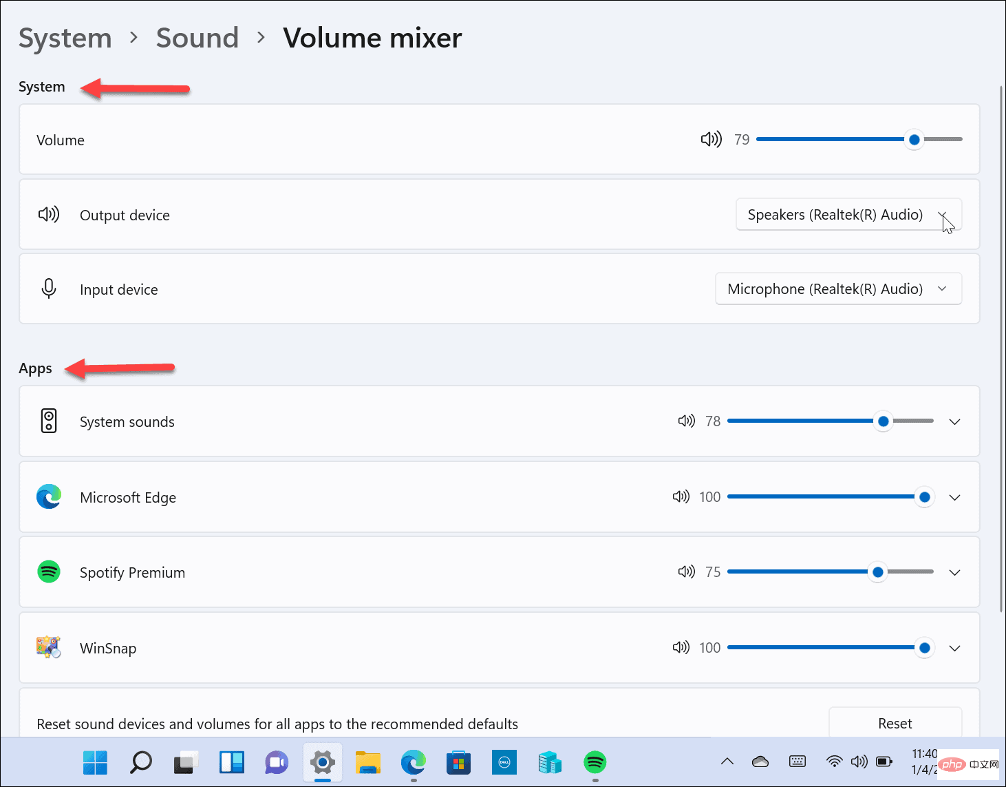 How to restore classic volume mixer in Windows 11