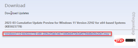 Kumulatives Update für Windows 11 lädt den Fix nicht herunter und installiert ihn nicht