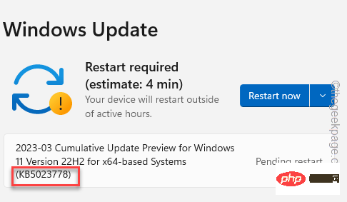 Kumulatives Update für Windows 11 lädt den Fix nicht herunter und installiert ihn nicht