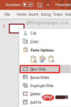 How to insert a table in a Powerpoint presentation