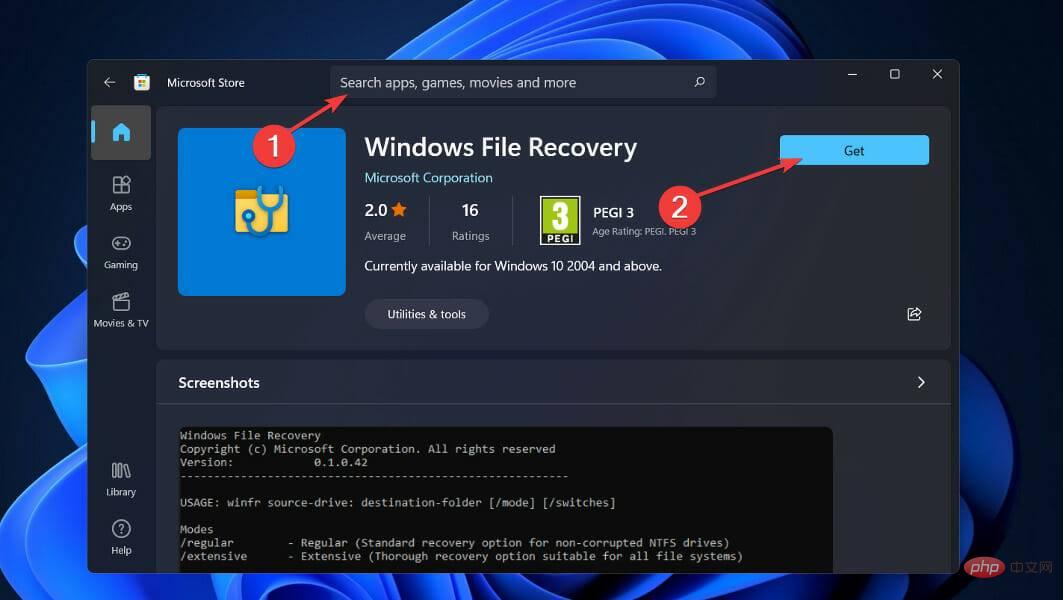 Bagaimana untuk memulihkan fail yang dipadam dalam Windows 11