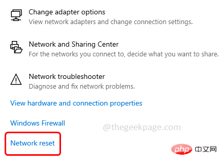 Site Web en ligne mais la connexion ne répond pas aux tentatives de réparation_reset-2